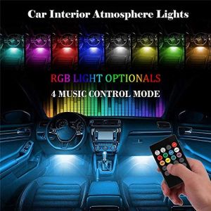 Multicolor Music Controlled Sound Activated for Car Interior Atmosphere Light 